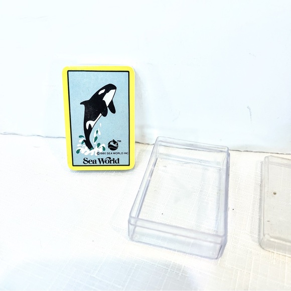 Sea world Vintage Collectors Miniature Deck of Playing Cards NIP with Case - Picture 2 of 6